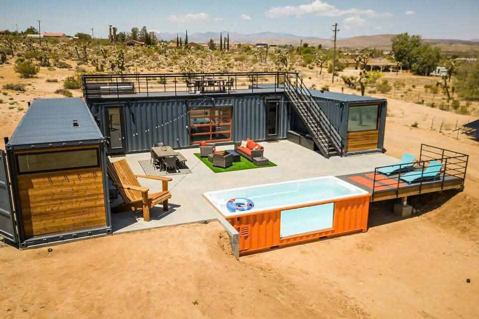 shipping-container-home-20ft-container-swimming-pool-joshua-tree-california